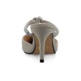 thumbnail image 3 of Journee Womens Lunna Mules Mid Stiletto Pointed Toe Evening Pumps, Widths Available, 3 of 10
