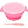 thumbnail image 1 of Silicone Bowl And Spoon Set With Lid, Strong Suction Cup Non-slip For Toddler, 1 of 5