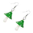 thumbnail image 1 of Sonducket Gotas para los oídos Pendientes de goma de plástico Forma de hongo Mujer Oreja Colgante Joyería Ropa, zapatos y accesorios Miscelánea verde, 1 of 6