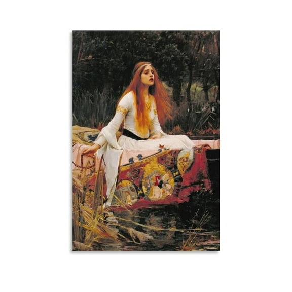 John William Waterhouse Art Poster5 Room Aesthetic Poster Print Art Wall Painting Canvas Posters Gifts Modern Bedroom Decor 08x12inch(20x30cm)