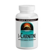 Source Naturals L-Carnitine 500 mg, Supports Energy Production, 30 Capsules