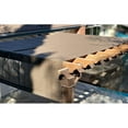 thumbnail image 4 of HDPE Breathable Pergola Replacement Cover Panel Canopy Shade Cover with Rod Pockets Brown, 4 of 6