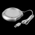 thumbnail image 2 of Home office Aluminum Alloy USB Insulation Coaster Heater Coffee Cup Mat Pad, 2 of 7