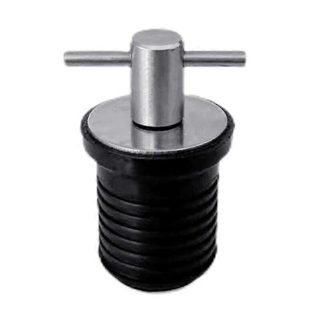 T-Handle Drain Plug Twist-Turn Marine Boats Drain Plugs Rubber Plugs with Brass Handle Boats Marine Accessories H9EE