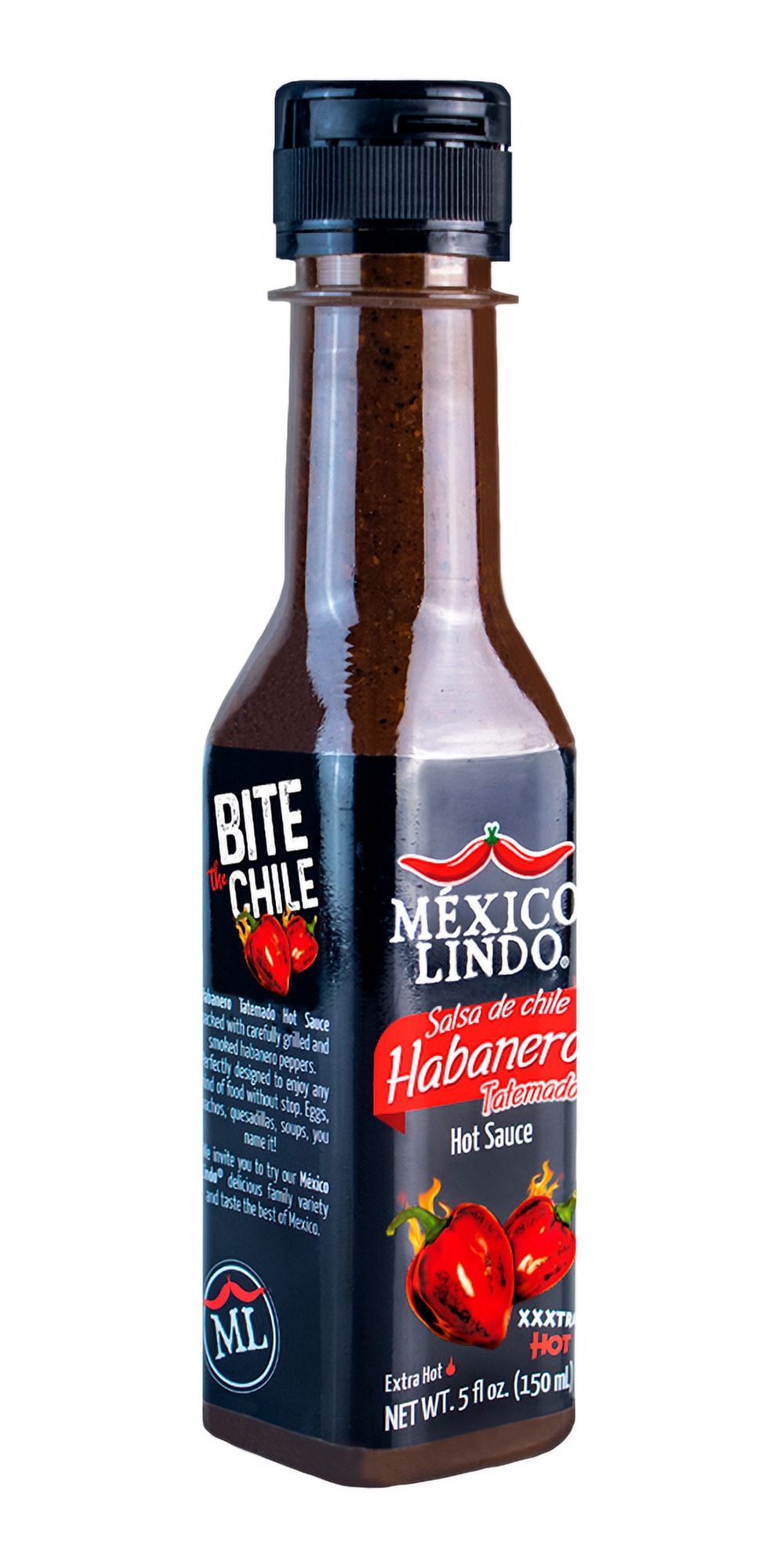 Mexico Lindo Habanero Hot Sauce Xxxtra Hot, 5 oz, Pack of 12 - image 2 of 9