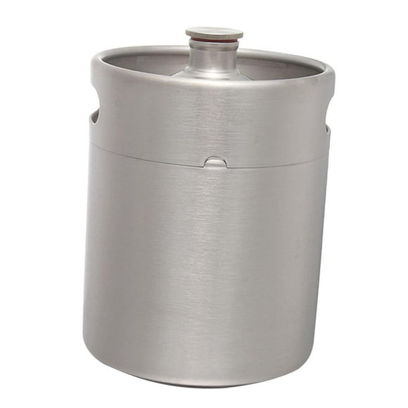 yuksok Mini Keg System - 2L/ 68oz Stainless Steel Growler , Portable Mini Keg Dispenser