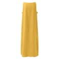 thumbnail image 4 of JIAYUE Women's Dress Ankle-Length Casual Round Neck Summer Sleeveless Adjustable Straps Buttons Long With Pocket Trendy Female Dresses, 4 of 5