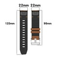 thumbnail image 6 of XiHAMA Compatible with Garmin Fenix7/Fenix6/Forerunner 965/Quatix8 51mm/Garmin instinct E 40mm/COROS VERTIX2 etc Quickfit Silicone Watch Band 20mm 22mm 26mm Width Soft Silicone Watch Strap, 6 of 10
