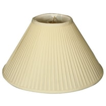 Royal Designs 18" Coolie Empire Side Pleat Lamp Shade Eggshell