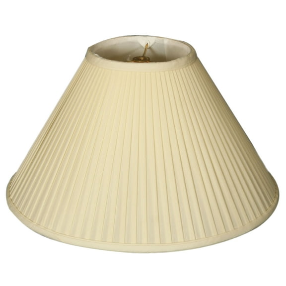 Royal Designs 18" Coolie Empire Side Pleat Lamp Shade Eggshell