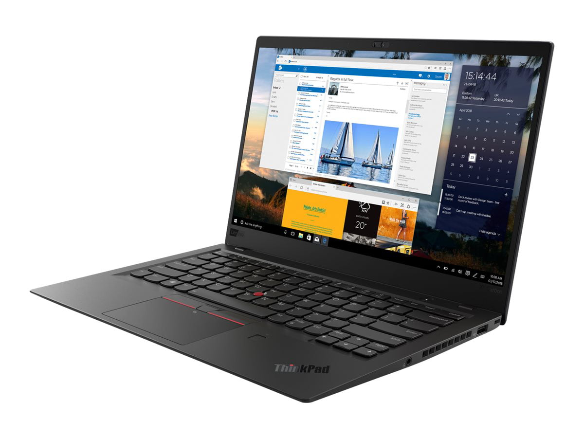 Lenovo ThinkPad X1 Carbon (6th Gen) 20KG - Ultrabook - Intel Core i7 8550U  / 1.8 GHz - Win 10 Home 64-bit - UHD Graphics 620 - 16 GB RAM - 512 GB SSD 