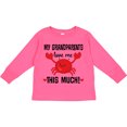 thumbnail image 3 of Inktastic My Grandparents Love Me Boys or Girls Long Sleeve Toddler T-Shirt, 3 of 5