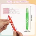 thumbnail image 2 of Uxcell 6Pcs Watercolor Gel Crayon for Coloring, Grass Green, 2 of 6