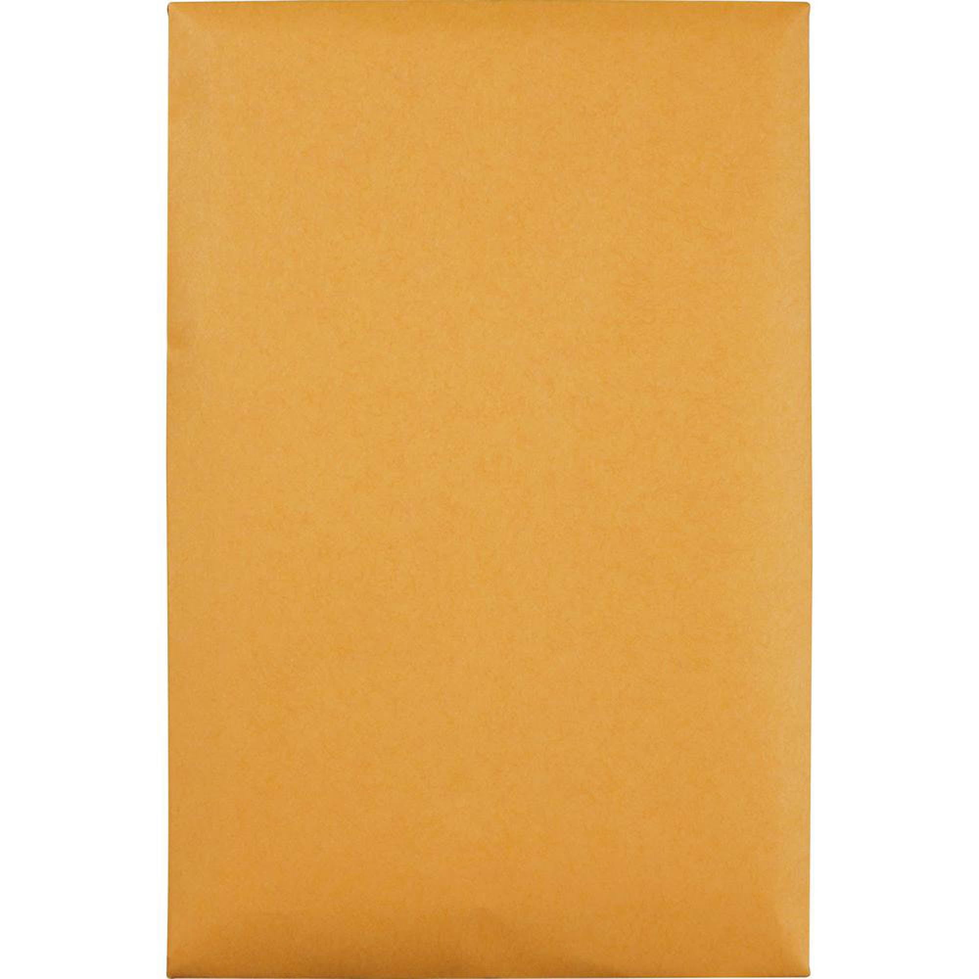 Quality Park Clasp Envelope, 5 x 7 1/2, 28lb, Brown Kraft, 100/Box -QUA37835