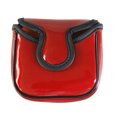 thumbnail image 2 of PU Golf Head Cubiertas Simple Deporte Equipo Regalos para Golfistas Hombres Multicolor Tetrágono Funda protectora Funda protectora Empuje la manga roja AweSitey OD003031-01, 2 of 5