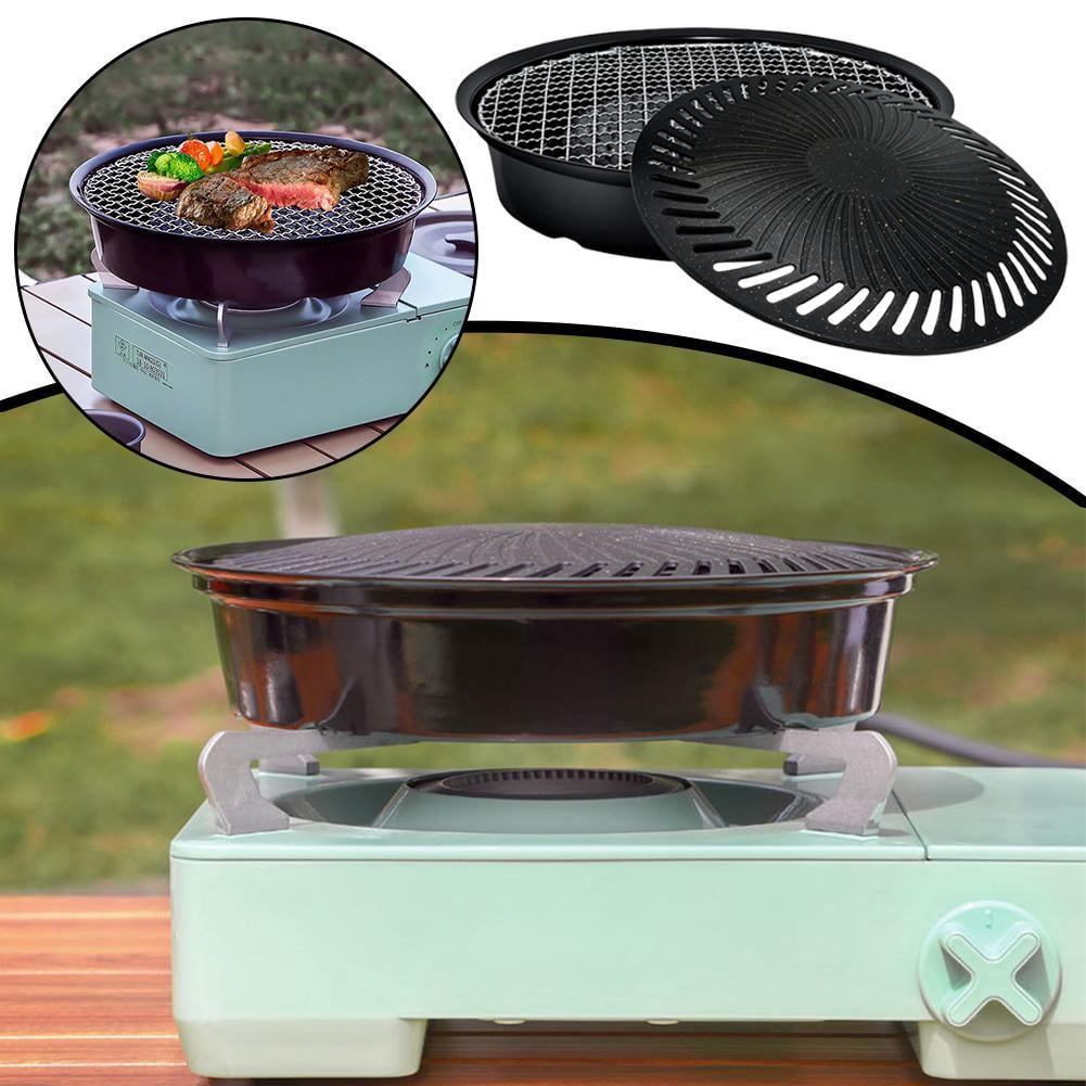 BBQ Grill Pan Non Stick Aluminum BBQ For Outdoor Cooking,stove top grill For outdoor campin grills,Barbecue trays and