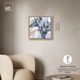 thumbnail image 4 of Unfolding Hues Canvas Print Coastal Wall Decor by Art Remedy, Gold Frame, 20 x 20, 4 of 6