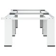 thumbnail image 3 of vidaXL Double Washing and Drying Machine Pedestal White, 3 of 5
