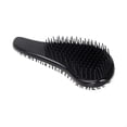 thumbnail image 4 of Cepillo desenredante con mango ergonómico para cabello rizado, grueso, húmedo o seco, pelucas y extensiones. Rayas blancas y negras., 4 of 5