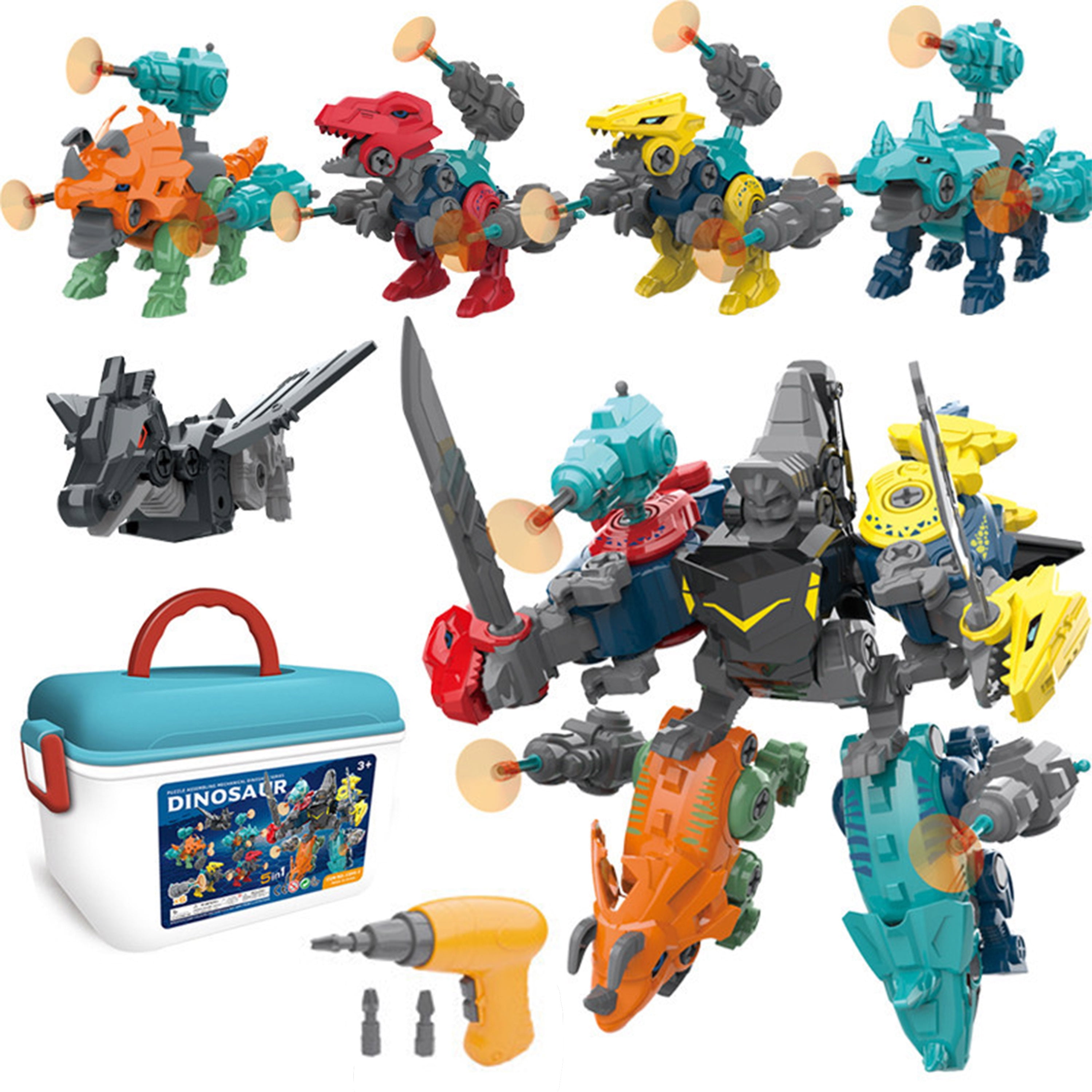 Kids Dinosaur Toys for 3 4 5 6 7 Year Old Boys Gifts, Take Apart