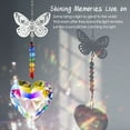 thumbnail image 4 of MerryNine Memorial Gifts for Loss of Love, Crystal Suncatcher Remembrance Gifts, Color Heart, 4 of 6