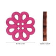 thumbnail image 2 of HOMEMAXS Wooden Buttons for DIY Crafts with Smooth Surface and Durable Quality Assorted Color 100PCS, 2 of 8
