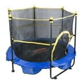 thumbnail image 3 of VEVOR 5ft Kids Trampoline, 60" Indoor/Outdoor Trampoline with Safety Enclosure, Basketball Hoop, and Ocean Balls - Mini Toddler Recreational Trampoline, 3 of 12