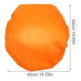 thumbnail image 2 of Masteelf 2 Pcs Toilet Seat Waterproof Cover 50.00X40.00X10.00CM Orange, 2 of 8