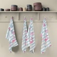 thumbnail image 5 of SKYSONIC Flamingo Kitchen Dish Towel Set of 1, Super Absorbent Soft Drying Cloth Tea Bar Towels, 28 x 18 Inch, 5 of 7