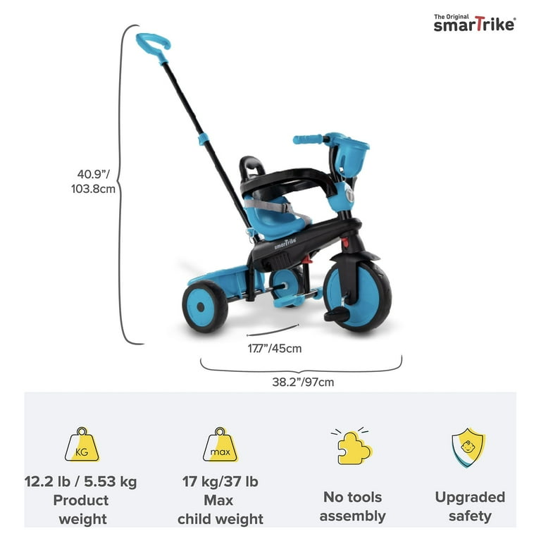 smarTrike Multi Stage Breeze Toddler Tricycle for Age 15 to 36