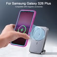 thumbnail image 3 of Petocase for Samsung Galaxy S26 Plus Case,Magnetic Military-Grade Drop 3 Layer Protection Rugged Phone Cover for Galaxy S26 Plus,Rose/Green, 3 of 6