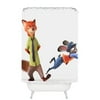 DEYOU Cartoon Zootopia Animation Movies Shower Curtain Polyester Fabric Bathroom Shower Curtain Size 36x72 inches