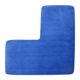 thumbnail image 1 of L Shaped Bath Mat Bathroom Rug Water Absorbent Soft NonSlip Corner Shower Mat Washable Rug for Square Shower (Blue) Ref: 4772, 1 of 5