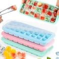 thumbnail image 1 of Silicone ice mold, silicone ice molds, 3-pack 24 ice cubes, 1 of 5