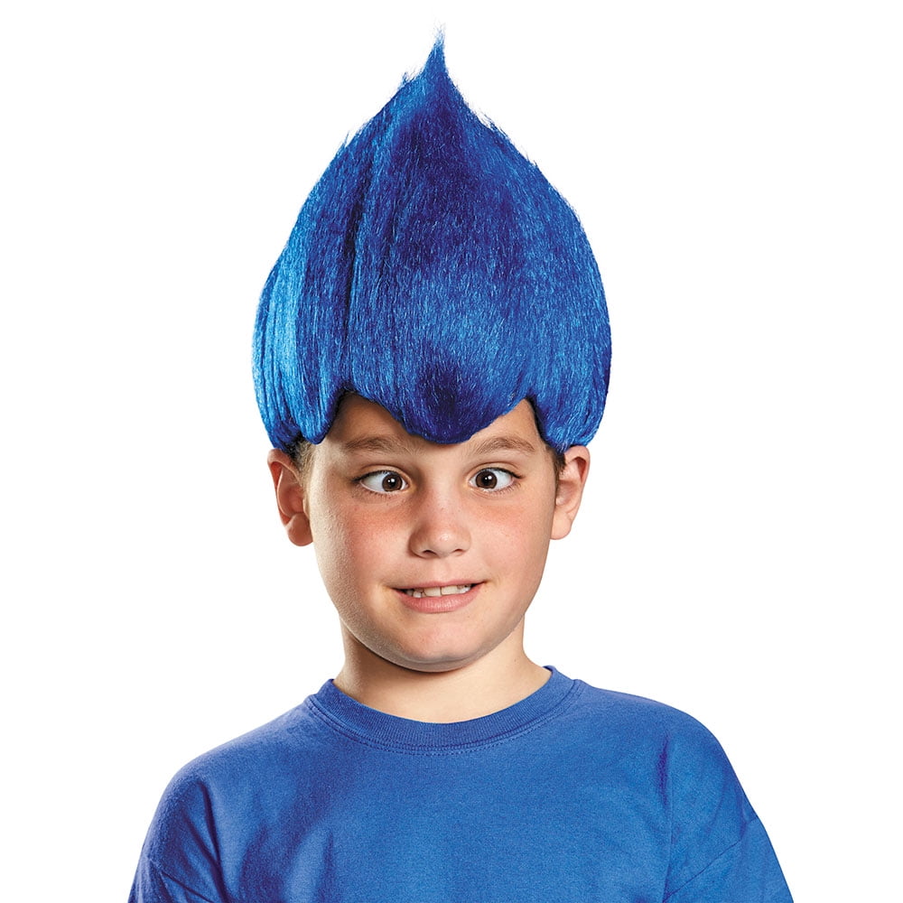 Blue Wig Spiky Hair for Cosplay Seuss Thing Halloween Party Fancy Dress HM-050 