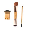 thumbnail image 3 of WHAMVOX Beauty Brush 3Pcs Makeup Brush Set Nylon Assorted Color 6.9x3.9x1.2in, 3 of 8
