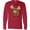 Red, variant on Inktastic Cute Moose Long Sleeve T-Shirt