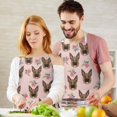 thumbnail image 3 of German Shepherd and Pioneer Flower Apron-Garden Aprons for Women with Pockets-Cotton Linen Waterproof Kitchen Cooking Gardening Aprons Adjustable for Kitchen,Cooking,BBQ and Salon 33x27 Inch, 3 of 7