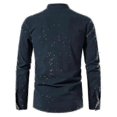 thumbnail image 3 of Mens Scottish Jacobite Ghillie Kilt Shirts Medieval Renaissance Pirate Costume Long Sleeve Lace Up Henley Shirt Men Camisas Xxl khaki XL, 3 of 4