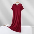 thumbnail image 2 of Ashirexll Womens Summer Dresses, Casual Dresses for Women, Fashion Leisure Solid Color Camisole Short Sleeve V-Neck Dress, 2 of 5