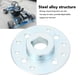 thumbnail image 4 of Adaptador de Cubo del Freno de Tambor de la Paldeza Trasera, Go Kart Sprocket Bub Aleoy de Acero Alta Resistencia Con Keyway de 1/4 de Pulgada para, 4 of 7