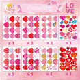 thumbnail image 2 of Stickers de corazones Anor Wishlife, 288 piezas, San Valentín, 2 of 6