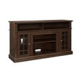 thumbnail image 5 of Classic TV Media Stand Modern Entertainment Console for TV Up to 65" with Open and Closed Storage Space, Espresso, 58.25"W*15.75"D*32"H as Pic, 5 of 9