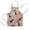 Pink Boston Terrier, variant on Pink Boston Terrier and Flower Kids Aprons for Girls and Boys,Adjustable Neck Strap Toddler Aprons for Kids Cooking Baking