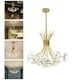 thumbnail image 2 of GOOHOCHY 1 lámpara colgante de cristal artesanal para interiores, lámpara de techo decorativa., 2 of 7
