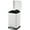 White, variant on TEQIN Bathroom Trash Can with Lid Soft Close, Step on Trash Can,3.2 Gallon Stainless Steel Trash Bin, Small Garbage Cans for Bedroom, Office, Kitchen