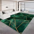 thumbnail image 3 of Stained Glass Fragments Rug 4 x 6 ftGreen for Bedroom Fluffy Machine Washable Shaggy Soft Area Rug, Non-Slip Indoor Floor Carpet for Living Room Home Decor Aesthetic, 3 of 8