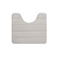 thumbnail image 2 of Memory Foam Toilet Bath Mat U-Shaped, Commode Contour Rug, Soft and Comfortable, Super Water Absorption, Non-Slip, Thick, Machine Wash and Easier to Dry for Bathroom, 16x20in -Beige, 2 of 7
