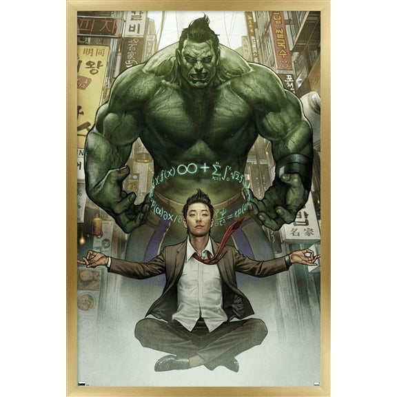 Marvel Comics - Hulk - Totally Awesome Hulk #16 Wall Poster, 14.725" x 22.375", Framed