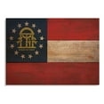 thumbnail image 2 of DaydreamHQ Georgia State Flag on Wood - Indoor and Outdoor Safe Wall Decor 20x14, 2 of 5